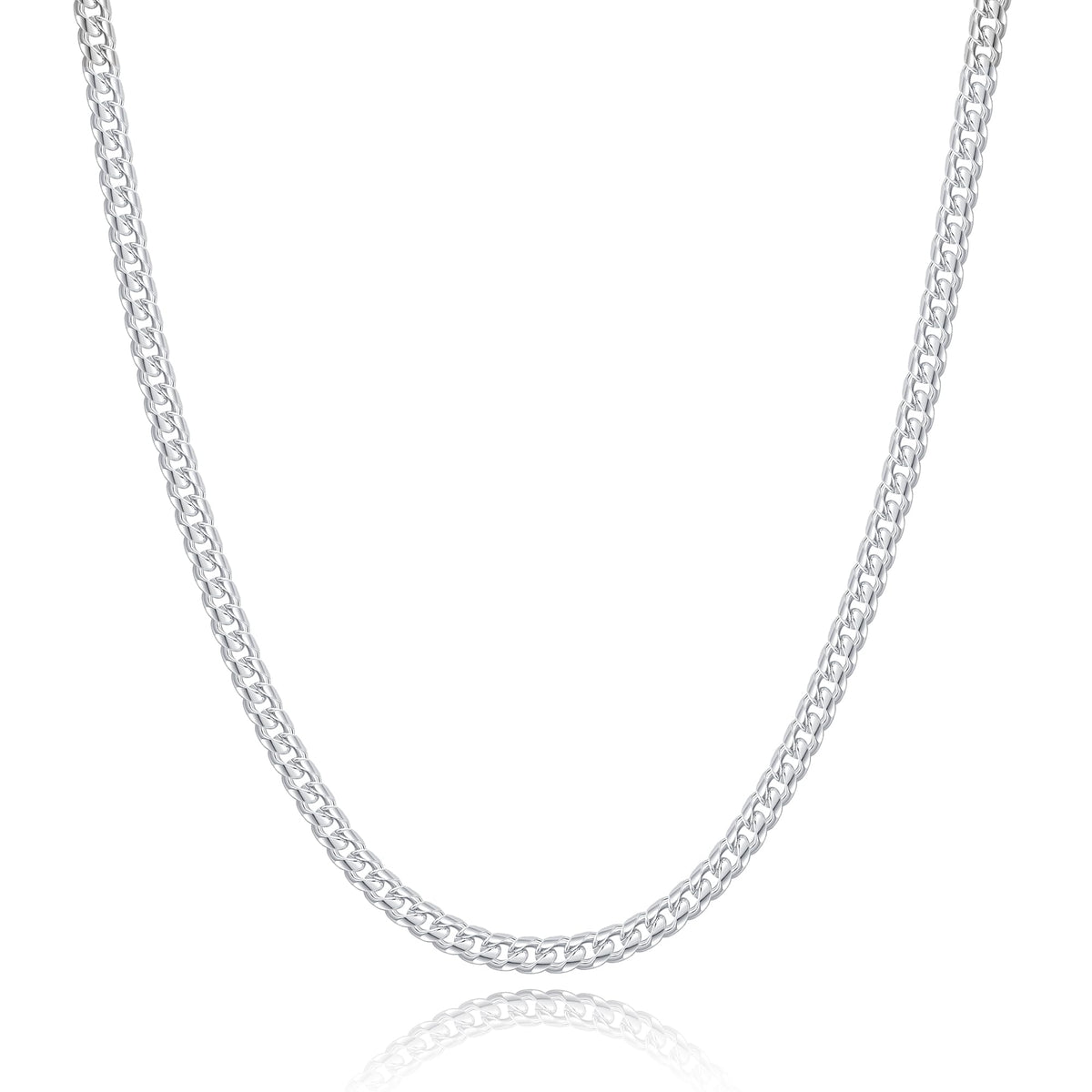 Men’s Cuban Chain – 925 Sterling Silver, 3 mm