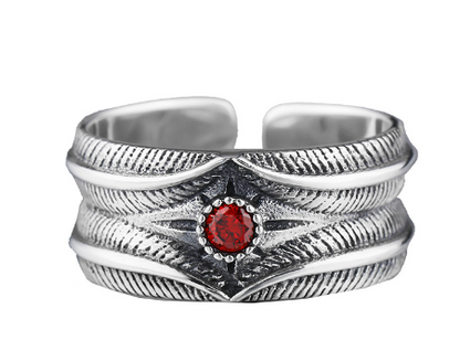 Feather Ring – 925 Sterling Silver