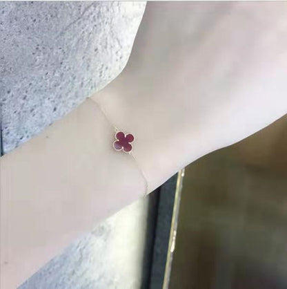 925 Silver Clover Jewelry Set