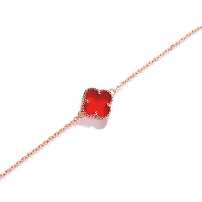 925 Silver Clover Jewelry Set
