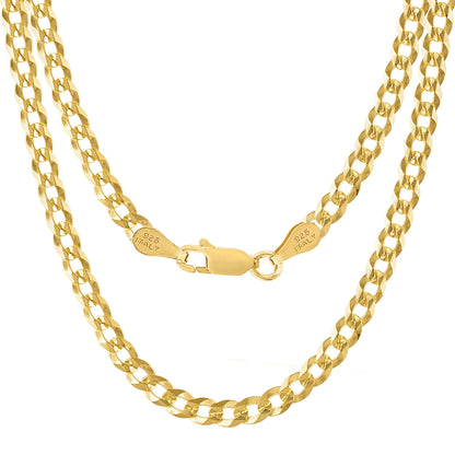 Men’s Gold-Plated Cuban Chain – 925 Silver, 5 mm