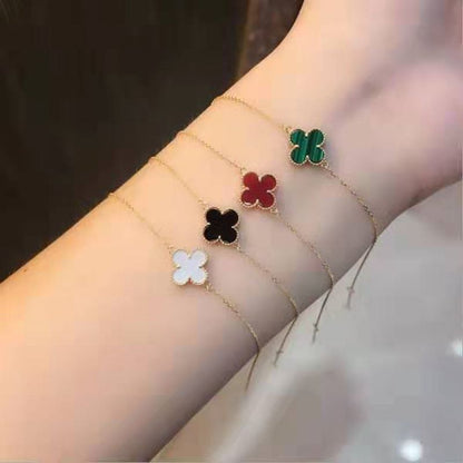 925 Silver Clover Jewelry Set