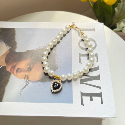 Crystal Heart Pet Necklace