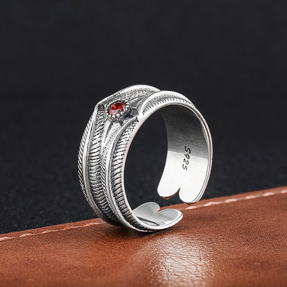 Feather Ring – 925 Sterling Silver