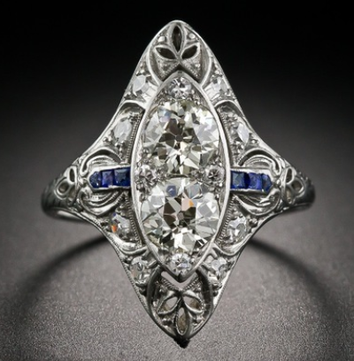 Blue Topaz Ring – 925 Silver
