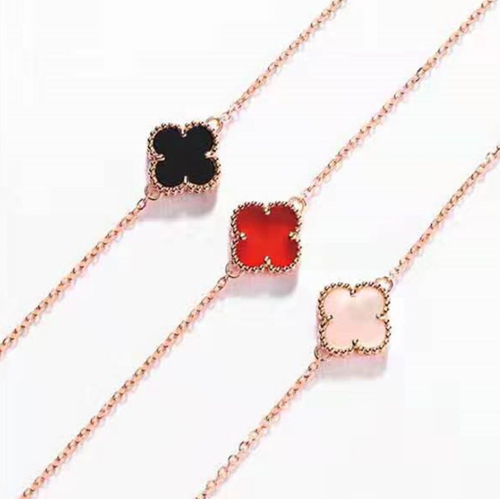 925 Silver Clover Jewelry Set
